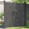 vidaXL Fence Panel WPC Grey 180x186 cm