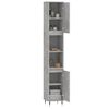 vidaXL Bathroom Cabinet Concrete Grey 30x30x190 cm Engineered Wood