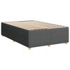 vidaXL Bed Frame without Mattress Dark Grey Double Fabric