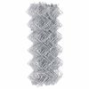 vidaXL Chain Link Fence Silver 10 x 0.4 m Galvanised Steel