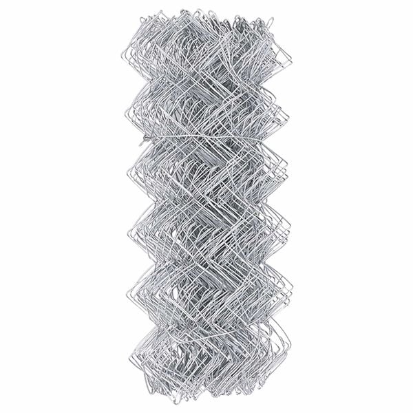 vidaXL Chain Link Fence Silver 10 x 0.4 m Galvanised Steel