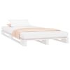 vidaXL Pallet Bed without Mattress White 90x200 cm Solid Wood