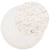 vidaXL Shaggy Rug PAMPLONA High Pile Modern Cream &Oslash; 120 cm