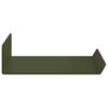 vidaXL Floating Shelf 3 pcs Olive Green 40 x 9 x 2.5 cm Steel