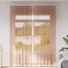 vidaXL Voile Curtains with Loops 2 pcs Terracotta 140x260 cm