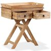 vidaXL Side Table Solid Mango Wood 65x40x76 cm