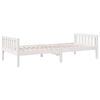 vidaXL Children's Bed without Mattress White 90x190 cm Solid Wood Pine