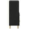 vidaXL Sideboard Black oak 34 x 34.5 x 90 cm Engineered wood