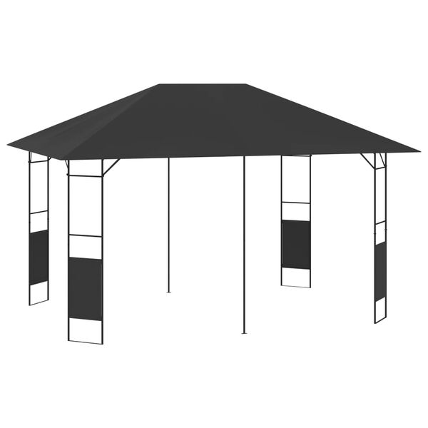 vidaXL Garden Gazebo 4x3 m Anthracite 160 g/m&sup2;