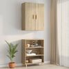 vidaXL Hanging Wall Cabinet Sonoma Oak 69.5x34x90 cm