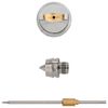 vidaXL HVLP Spray Gun Nozzle 2.5 mm Nozzle Silver Stainless Steel