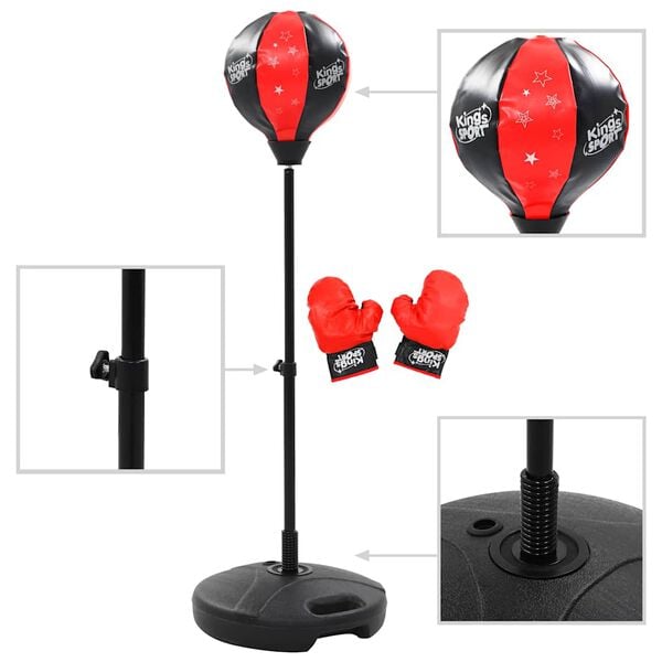 vidaXL Kids' Punching Ball Set 87-120 cm
