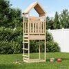 vidaXL Outdoor Play Tower Natural 53 x 85 x 264 cm Solid Pine Wood