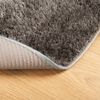 vidaXL Rug ISTAN High Pile Shiny Look Grey &Oslash; 80 cm