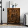 vidaXL Sideboard Smoked Oak 69.5x34x90 cm Engineered Wood