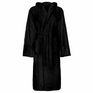 vidaXL Bathrobe KINN Black XXXL Cotton