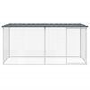 vidaXL Chicken Cage with Roof Anthracite 203x98x90 cm Galvanised Steel