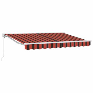 vidaXL Awning Frame Orange and Black 250 x 200 cm