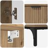 vidaXL Bathroom Furniture Set Artisan Oak Engineered wood, Metal