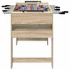 vidaXL Foosball Table Sonoma Oak 125 x 60.5 x 80 cm Engineered Wood