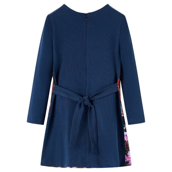 Kids' Dress with Long Sleeves Navy 104