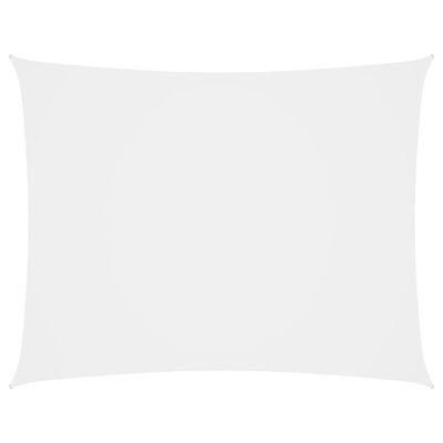 vidaXL Sunshade Sail Oxford Fabric Rectangular 2x4 m White