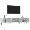 vidaXL TV Cabinet High Gloss White 180x31.5x40 cm Engineered Wood