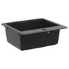 vidaXL Sink Black 470 x 440 mm Granite