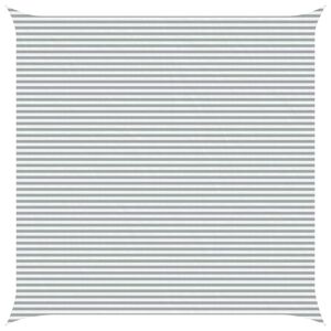 vidaXL Sun Shade Sail Light Grey and White 7 x 7 m