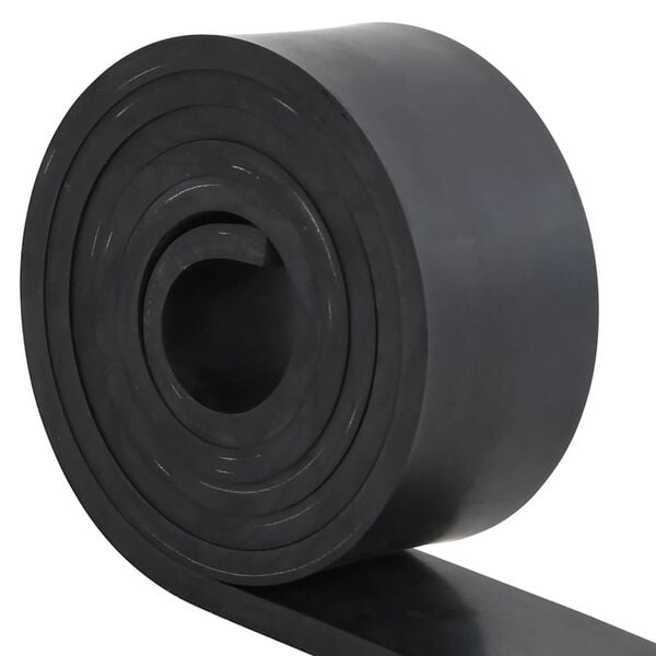 vidaXL Rubber Edge for Snow Plow Black 250x8x1 cm