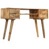 vidaXL Writing Desk Solid Mango Wood 115x47x76 cm