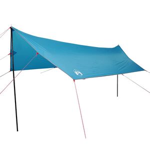 vidaXL Camping Tarp Blue 460x305x210 cm Waterproof