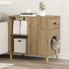 vidaXL Cat House Artisian Oak 72 x 42.5 x 70 cm Engineered Wood