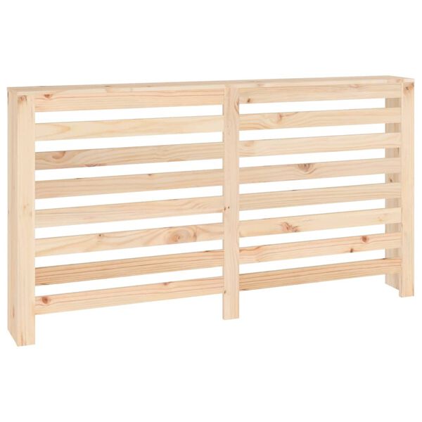vidaXL Radiator Cover 153x19x84 cm Solid Wood Pine