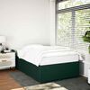 vidaXL Bed Frame without Mattress Dark Green 120x200 cm Velvet