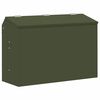vidaXL Rabbit Feeder Olive Green 64.5 x 25.5 x 45.5 cm