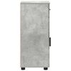 vidaXL Bathroom Cabinet with Drawer Concrete Grey 30 x 35 x 80 cm