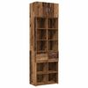 vidaXL Storage Cabinet with Shelves Old Wood 70 x 42.5 x 225 cm