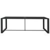 vidaXL Outdoor Dining Table Anthracite 120x60x66 cm Aluminium