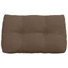 vidaXL Back Pillow Brown 80 x 24 x 50 cm Fabric