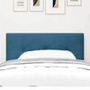 vidaXL Headboard with Headboard Dark Blue 80 cm Faux Leather