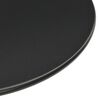vidaXL Garden Table Round Black &Oslash;50x72 cm Steel