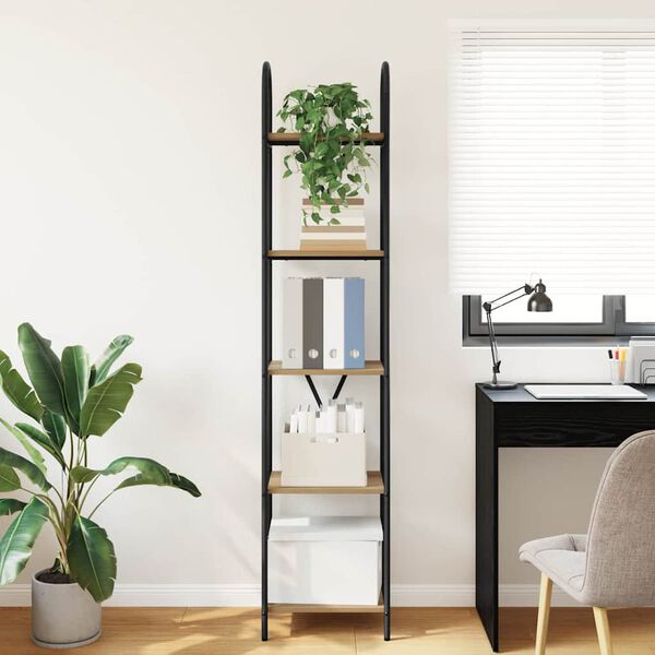 vidaXL Bookshelf Artisan Oak 40 x 30 x 183 cm Engineered wood