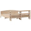 vidaXL Bed Frame without Mattress 180x200 cm Super King Solid Wood Pine