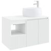 vidaXL Bathroom Furniture Set 2 pcs White Engineered Wood