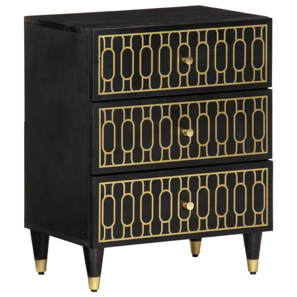 vidaXL Bedside Cabinet 50x33x60 cm Solid Wood Mango