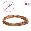 vidaXL Leather Cord Brown &Oslash;2 mm x 10 m Leather