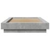 vidaXL Bed Frame without Mattress Concrete Grey 90x200 cm