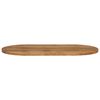 vidaXL Table Top 140x60x3.8 cm Oval Solid Wood Mango