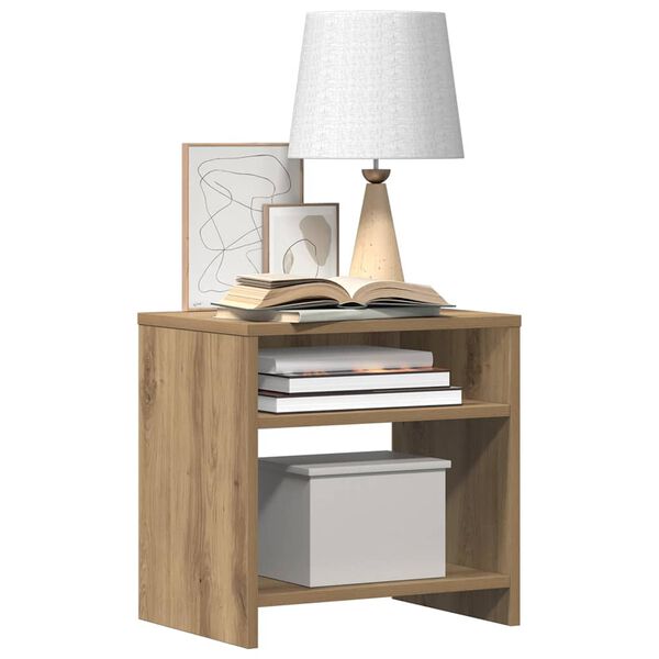 vidaXL Bedside Cabinets 2 pcs Aritisian Oak 40x30x40 cm Engineered Wood